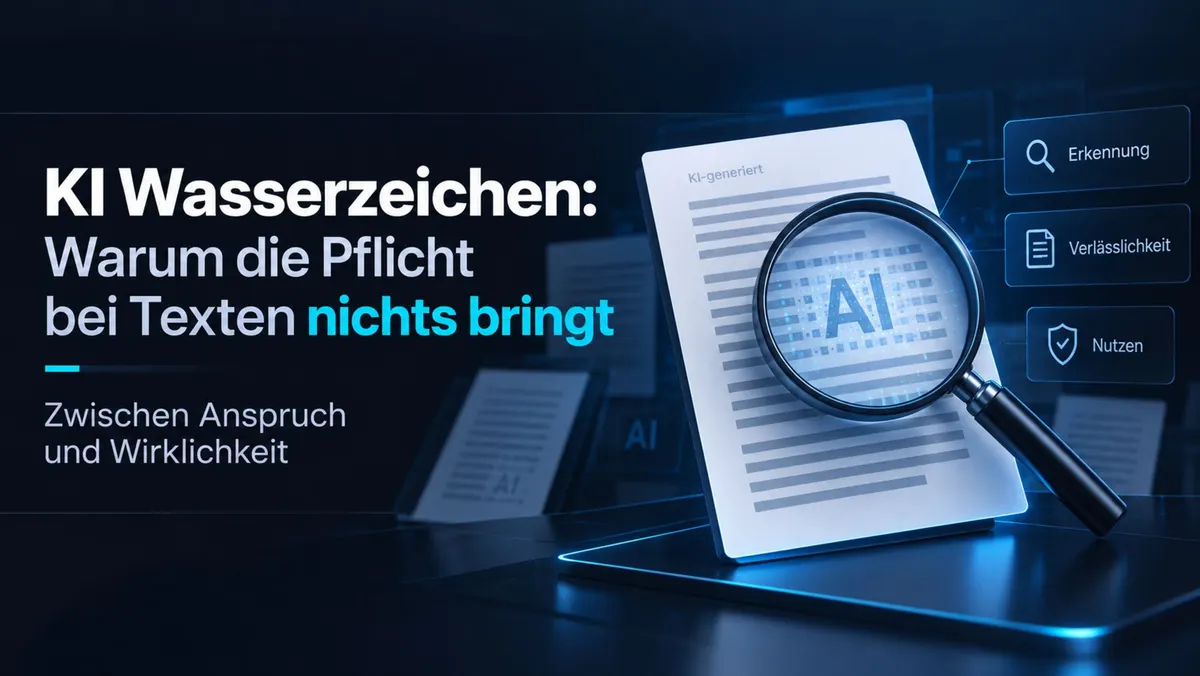 KI Wasserzeichen